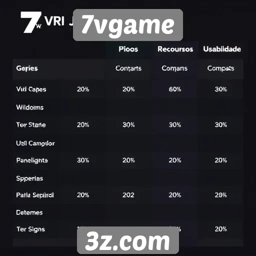 Comparativo entre 7vgame e plataformas de jogos concorrentes